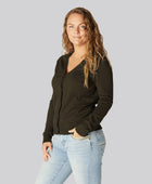 Brun bambukofta för kvinnor