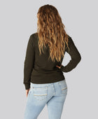 Brun bambukofta för kvinnor