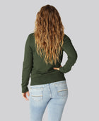 Grön bambukofta för kvinnor