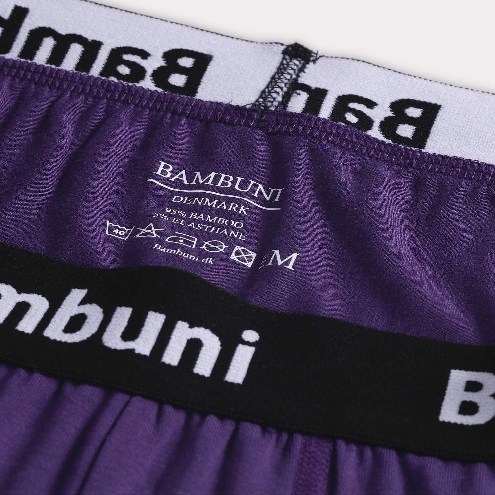 Bambuunderkläder i lila