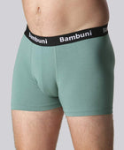 Bambutrosor i petrolgrönt