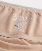 Beige maxitrosor i bambu