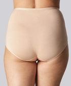 Beige maxitrosor i bambu