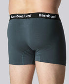 Bambutrosor i petrolfärg