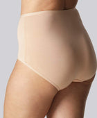 Beige maxitrosor i bambu