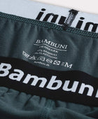 Bambutrosor i petrolfärg