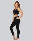 Svart bambutopp för kvinnor