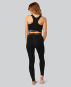 Svart bambutopp för kvinnor