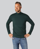 Grönt polotröja i bambu för män