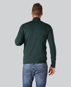 Grönt polotröja i bambu för män