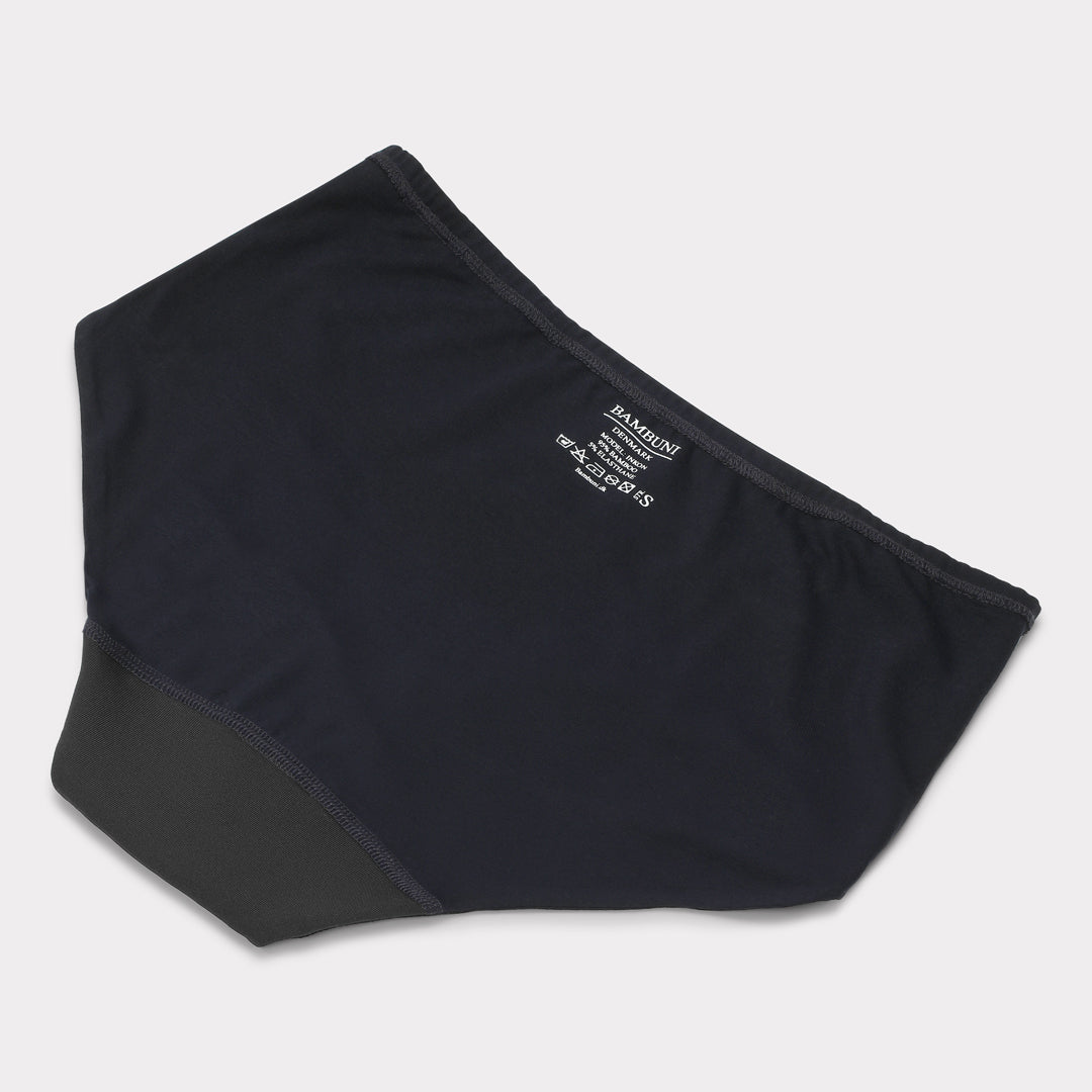 Bambuni bambu inkontinenstrosor för kvinnor i marinblått