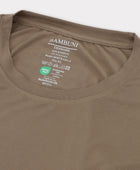 Bambuni bambus langærmet t-shirt sand mænd carelabell