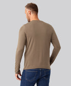 Bambuni bambus langærmet t-shirt sand mand