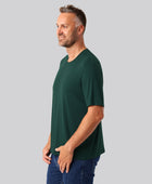 Bambuni bambus oversize t-shirt grøn mænd