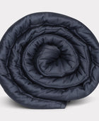 Bambufilt marinblå 140x200