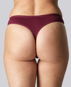 Bambu-stringtrosor i vinrött