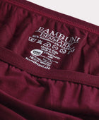 Bambu-stringtrosor i vinrött