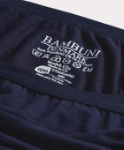 Marinblå bambu-thong