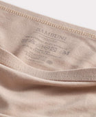 Beige bambu-stringtrosor