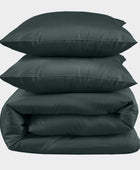 Dubbelsängkläder i bambu i grönt från Bambuni