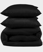 Bambu dubbelsängkläder i svart från Bambuni