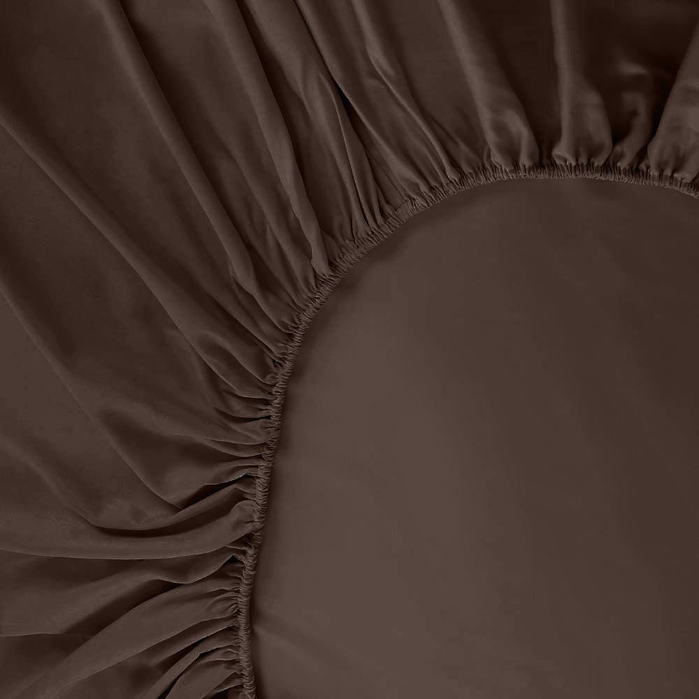 Bambuformat lakan i kastanj