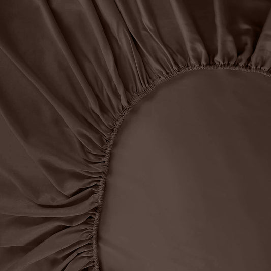 Bambuformat lakan i kastanj