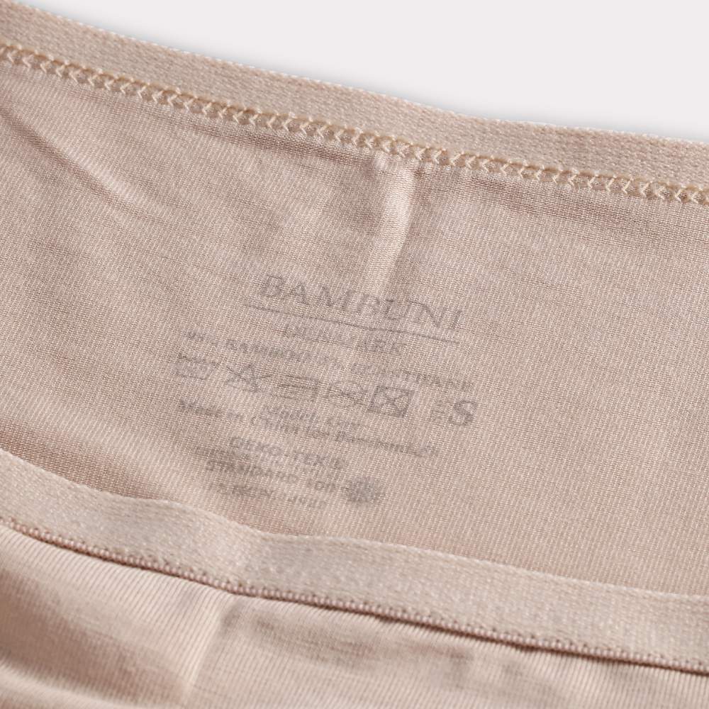 Beige hipstertrosor i bambu