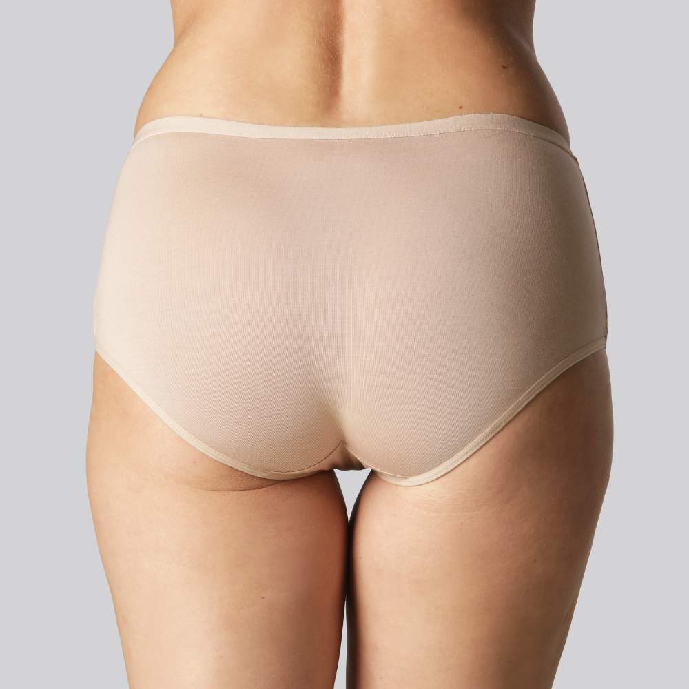 Beige hipstertrosor i bambu