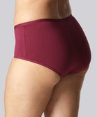 Bambu hipstertrosor i vinrött