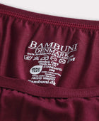 Bambu hipstertrosor i vinrött