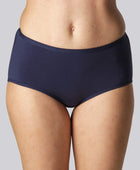 Marinblå hipstertrosor i bambu