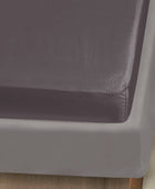 Bambu-dra-på-lakan i antracitgrått