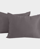 Örngott i bambu 50x70 i antracitgrått