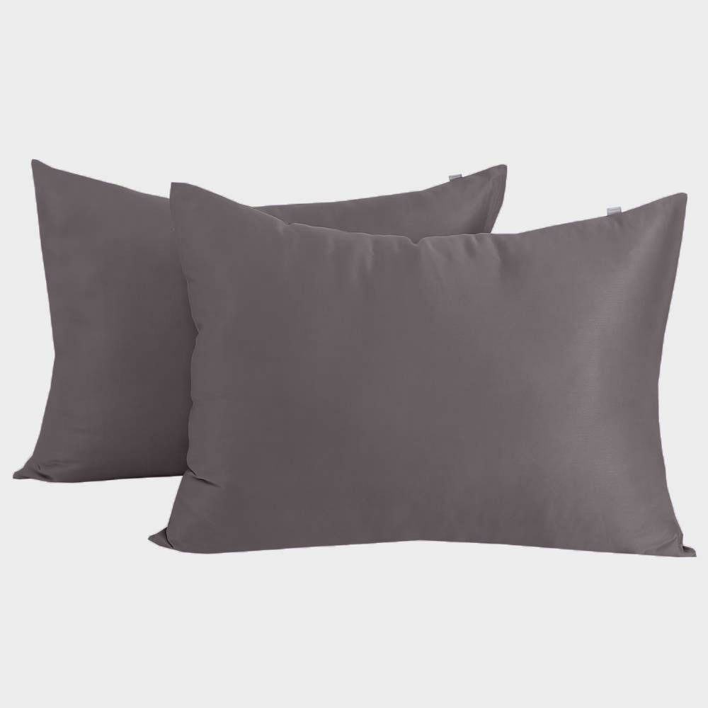 Örngott i bambu 50x70 i antracitgrått