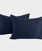 Örngott i bambu 50x70 i marinblått