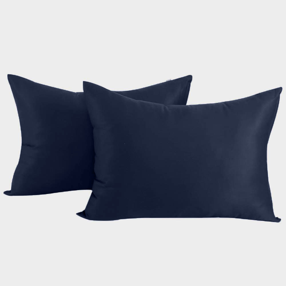 Örngott i bambu 50x70 i marinblått