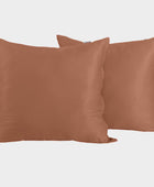 Örngott i bambu 60x63 i bränt orange