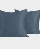 Örngott i bambu 60x63 i gråblått