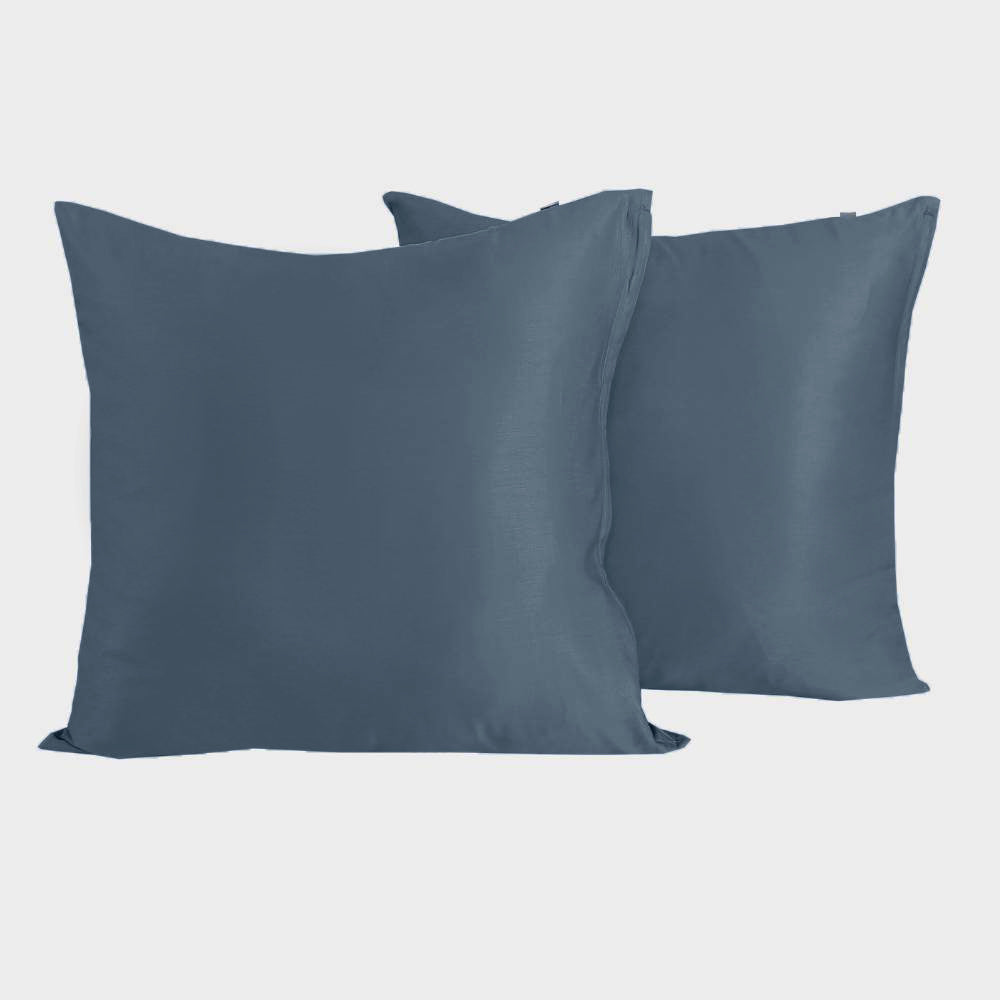 Örngott i bambu 60x63 i gråblått