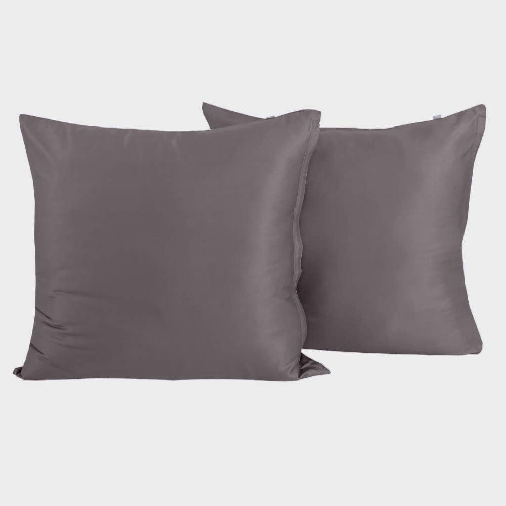 Örngott i bambu 60x63 i antracitgrått