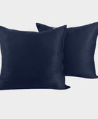 Örngott i bambu 60x63 i marinblått