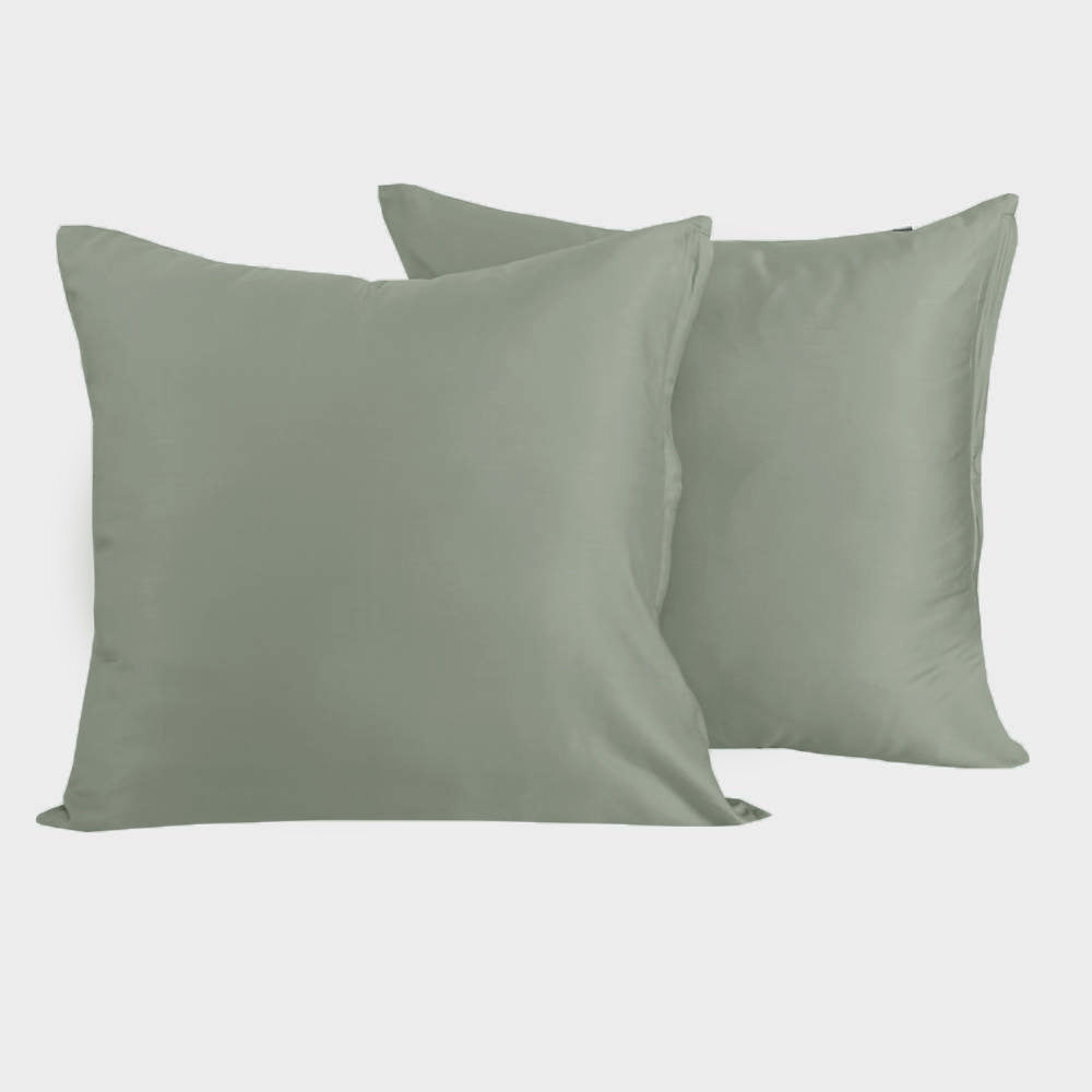 Örngott i bambu 60x63 i olivgrönt