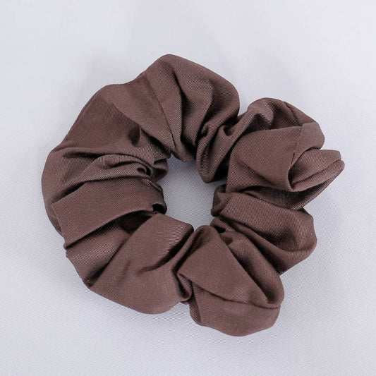 Brunt bambu-scrunchie