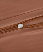 Bambusängkläder i bränt orange från Bambuni