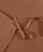 Bambusängkläder i bränt orange från Bambuni