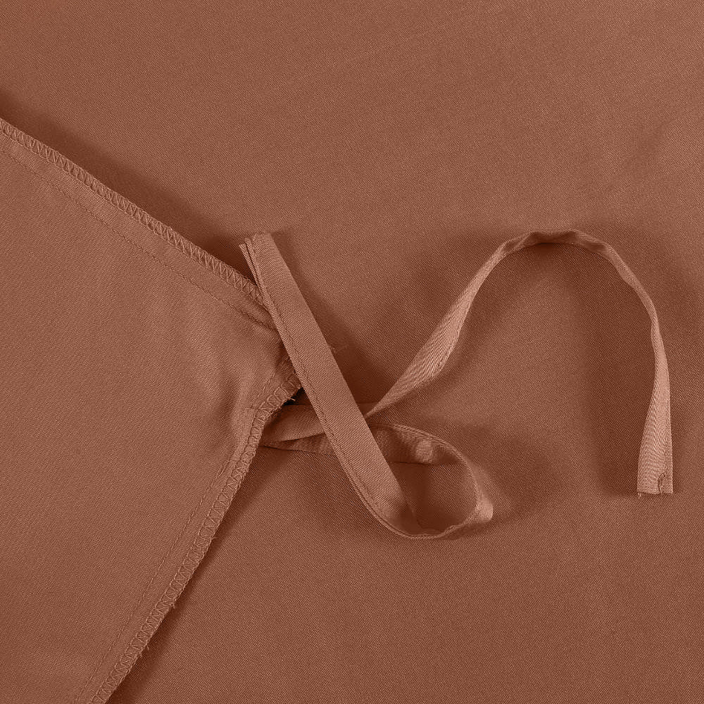 Bambusängkläder i bränt orange från Bambuni