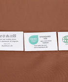 Bambusängkläder i bränt orange från Bambuni