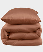 Bambusängkläder i bränt orange från Bambuni