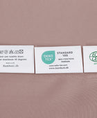 Bambusängkläder i gammalrosa från Bambuni